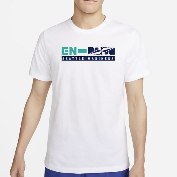 Enhypen X Seattle Mariners T-Shirt4