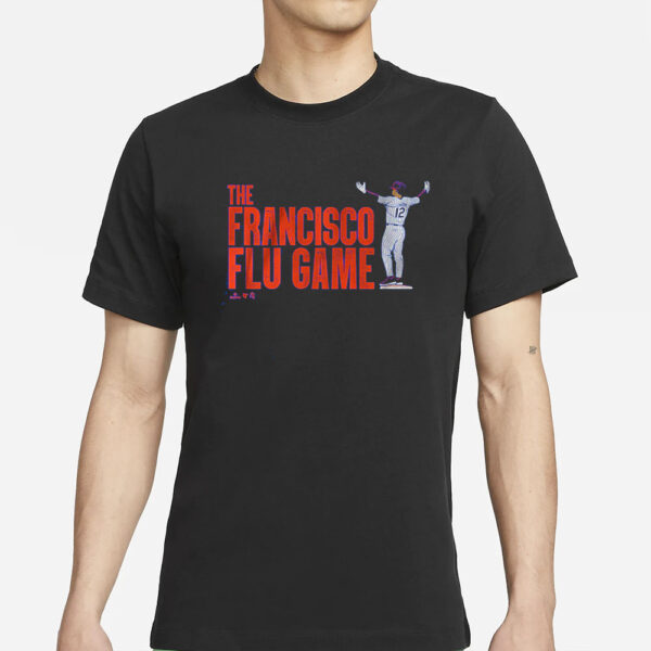 FRANCISCO LINDOR THE FLU GAME T-SHIRTS