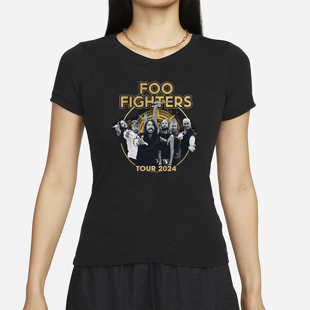 Foo Fighters Tour 2024 With Special Guests T-Shirt 5 Foo Fighters Tour 2024 With Special Guests T-Shirts