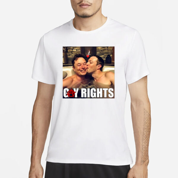 Gay Rights Elon Musk Kiss Mark Zuckerberg T-Shirt3