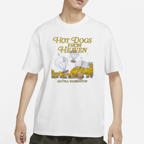 HOT DOGS FROM HEAVEN T-SHIRT