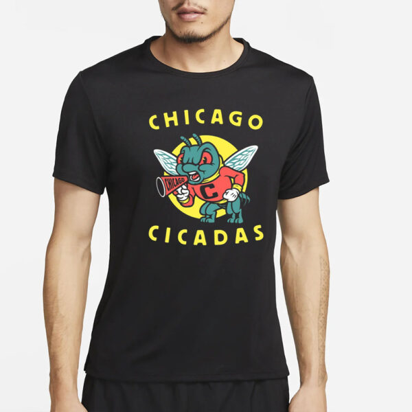 Harebrained Chicago Cicadas T-Shirt5