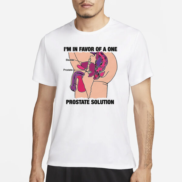 I'm In Favor Of A One Prostate Solution T-Shirt1