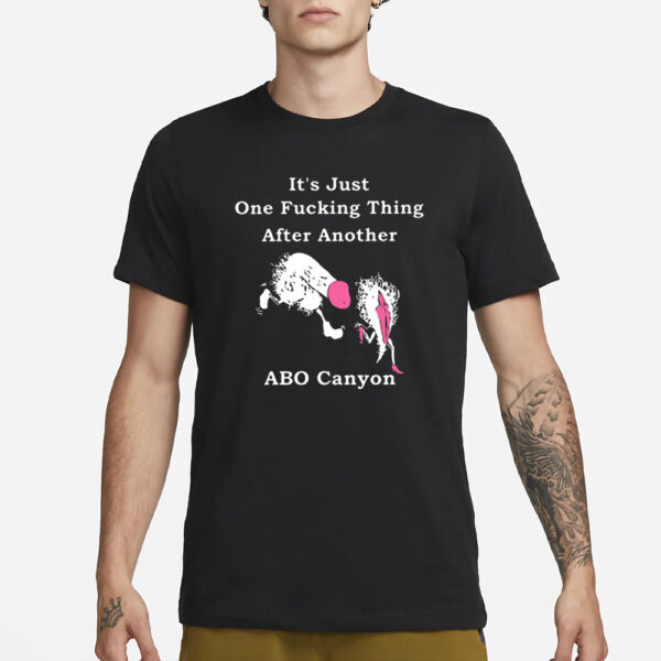 It’s Just One Fucking Thing After Another ABO Canyon T-Shirt4