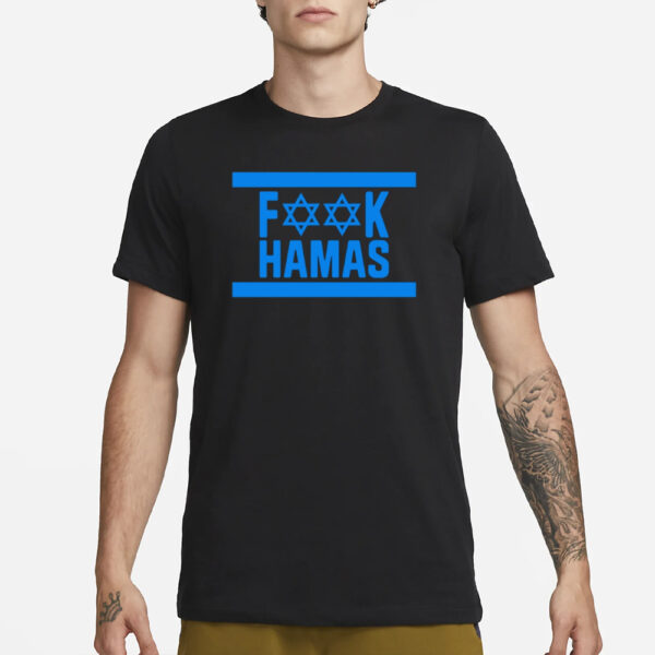 Jon Liedtke Wearing Israel Fuck Hamas T-Shirt3