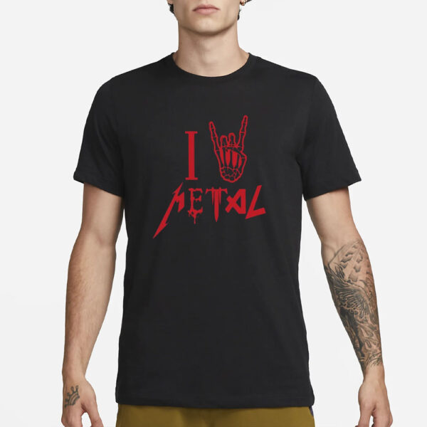 Loudwire I Love Metal T-Shirt3