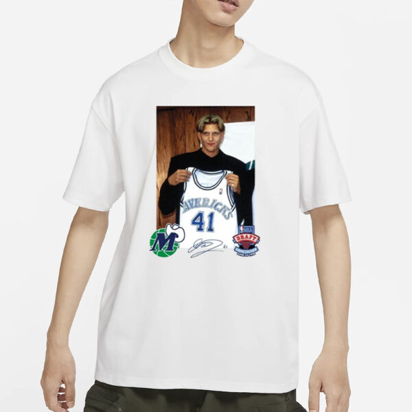 Luka Doncic Dirk Nowitzki Mavericks 41 T-Shirts