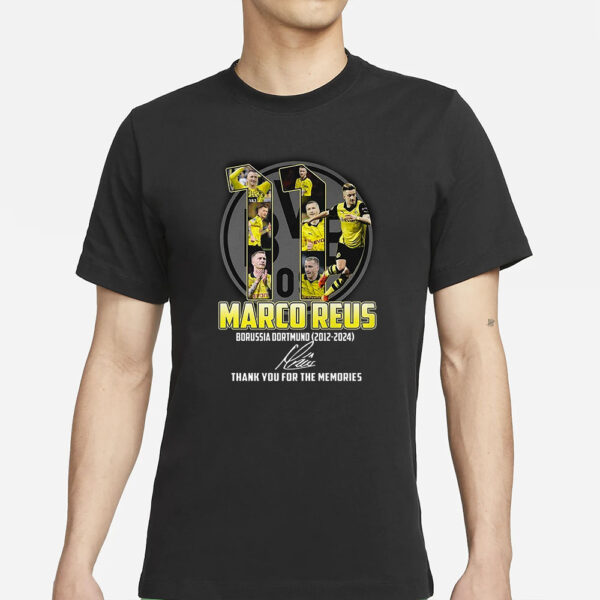 Marco Reus Borussia Dortmund 2012-2024 Thank You For The Memories T-Shirt