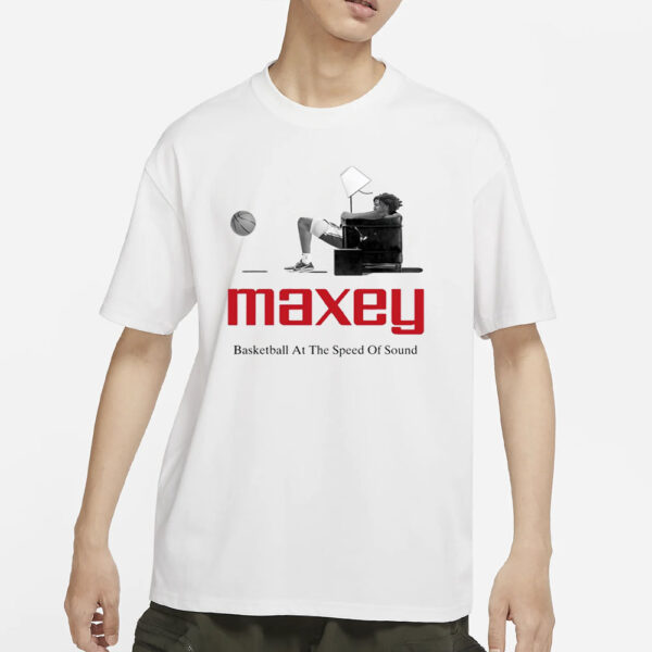 Maxey Basketball At The Speed Of Sound T-Shirt