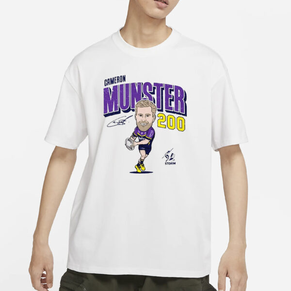 Melbourne Storm Cameron Munster 200 T-Shirts