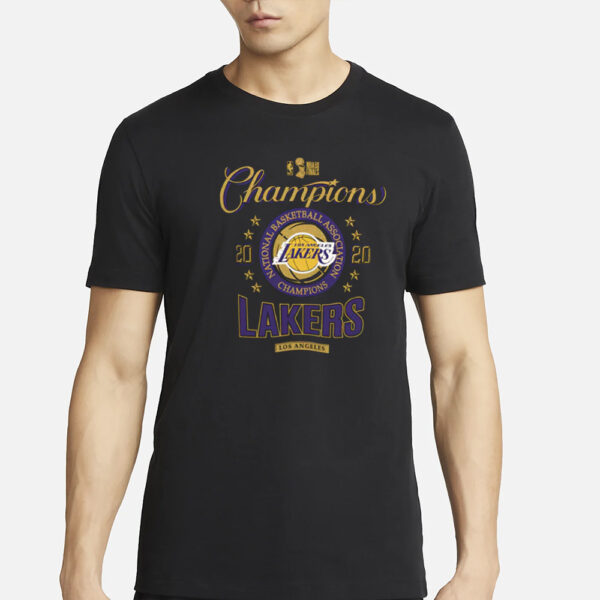 National Basketball Association Champions 2020 Lakers T-Shirt