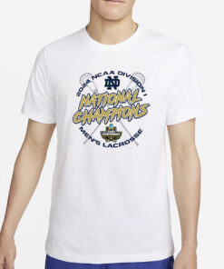 Notre Dame Fighting Irish Champion 2024 Ncaa Men’s Lacrosse National Champions Locker Room T-Shirt2