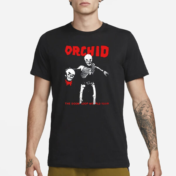 Orchid The Doom Loop World Tour T-Shirt3