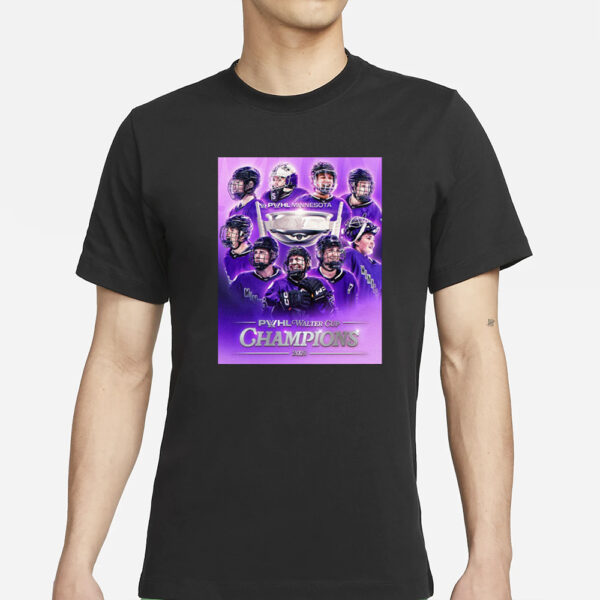 Pwhl Minnesota Walter Cup Champions T-Shirt