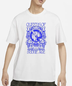 Queens Of The Stone Age Trippy Sand Blue T-Shirt