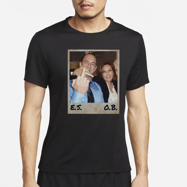 Retro Elliot Stabler And Olivia Benson T-Shirt4