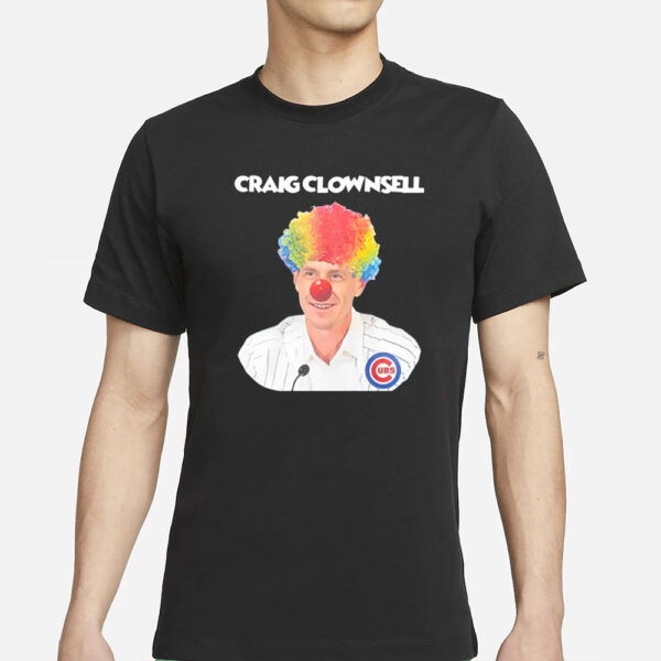 Reviewingthebrew Craig Counsell Clown T-Shirt