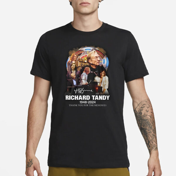 Richard Tandy 1948-2024 Thank You For The Memories T-Shirt1