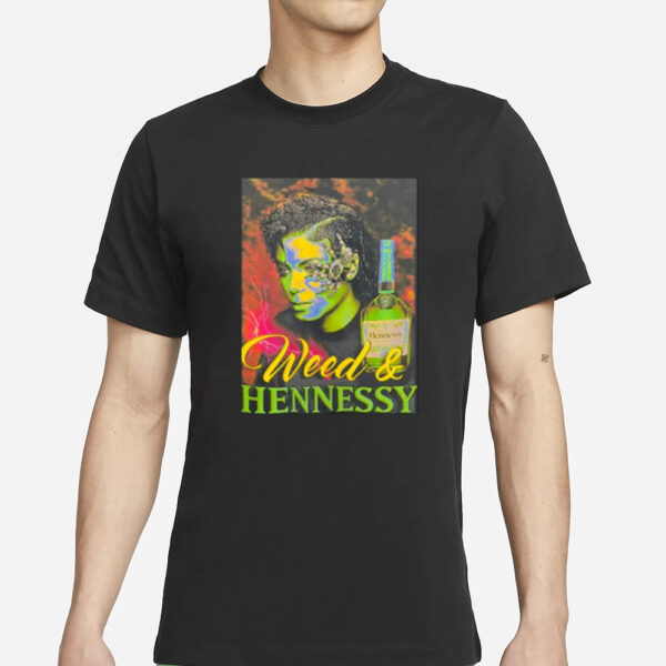 Rxk Nephew Wearing Weed & Hennessey T-Shirts