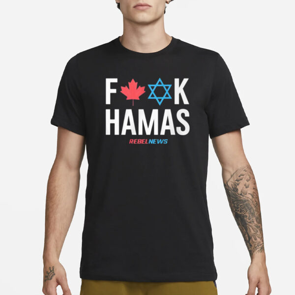 Scarlett Grace Fuck Hamas Rebelnews T-Shirt3