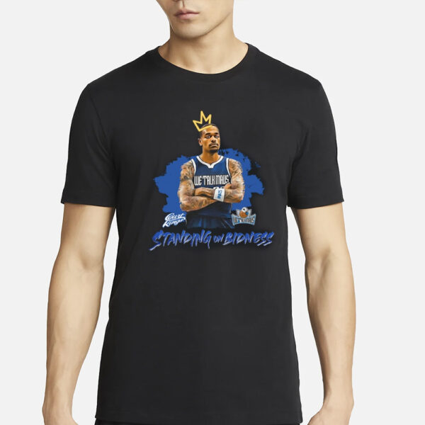 Shopcourtkings Store We Talk Mavs Standing On Bidness T-Shirt