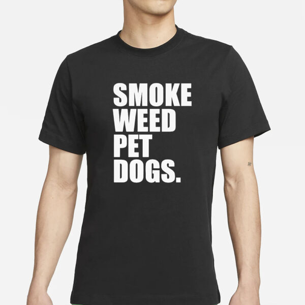 Smoke Weed Pet Dogs T-Shirts