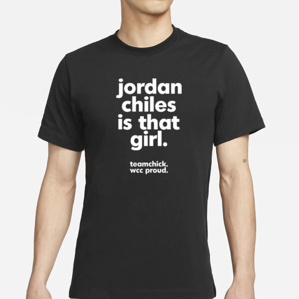 Spanny Lee Tampson Jordan Chiles Is That Girl T-Shirt