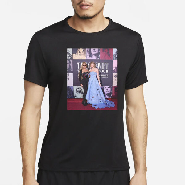 Taylor Swift And Beyonce Tonight At Ts The Eras Tour Film Premiere T-Shirt2