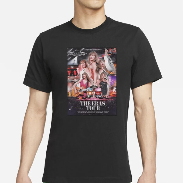 Taylor The Eras Tour Lights Camera Bitch Smile T-Shirts