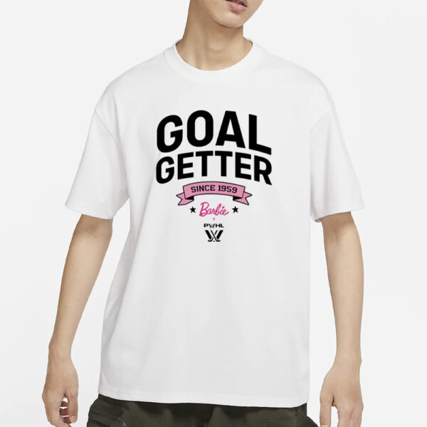 ThepwhlStore PwhlXBarbie Youth Goal Getter T-Shirts