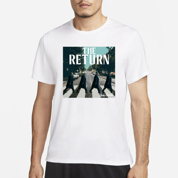 Trump President Album Cover The Return T-Shirt3