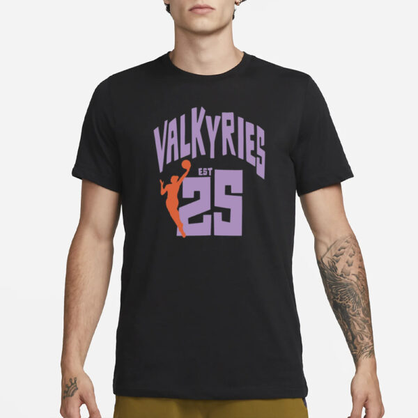 Tyler Deluca Playa Society Golden State Valkyries Est.2025 T-Shirt1