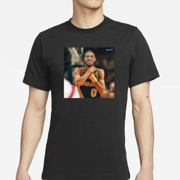 Tyrese Haliburton Choke Like Reggie Miller T-Shirt