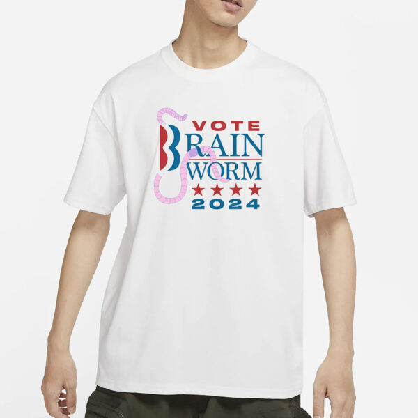 Vote Brain Worm 2024 T-Shirt