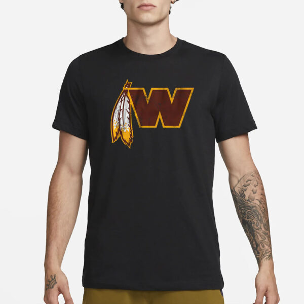 WASHINGTON FOOTBALL FEATHER T-SHIRT1