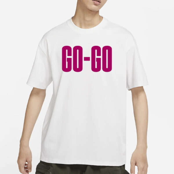 Wham Go-Go With Pink Text T-Shirt