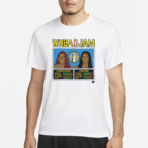 Wnba Jam Sky Cardoso And Reese T-Shirt3