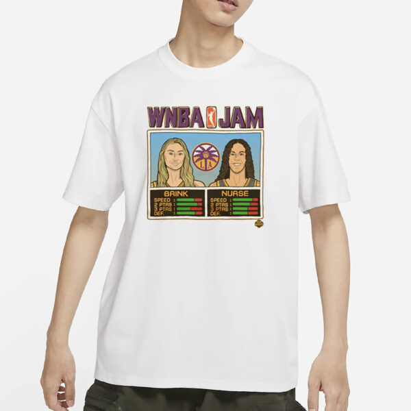 Wnba Jam Sparks Brink And Nurse T-Shirt