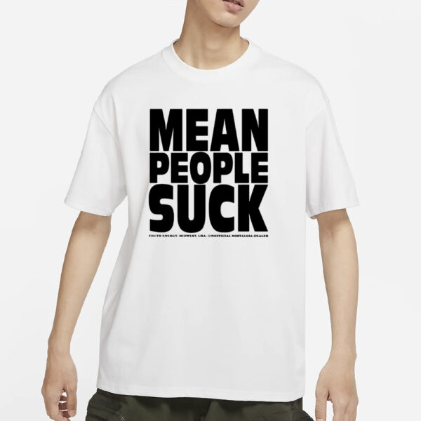 Youth Energy Designs Mean People Suck T-Shirt