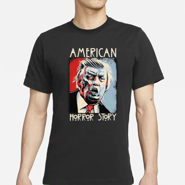 Zombie Donald Trump American President Horror Story 2024 T-Shirt