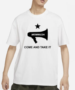 Alex Jones Infowars.com Come And Take It T-Shirt