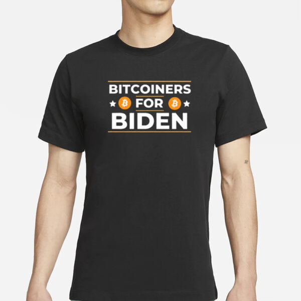 Bitcoiners For Biden Bitcoin T-Shirt