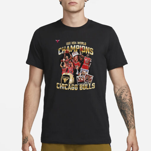 Bulls Champions June 12 1991 World T-Shirt3