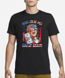 Busch Light Make 4th of July Great Again Trump T-Shirt1