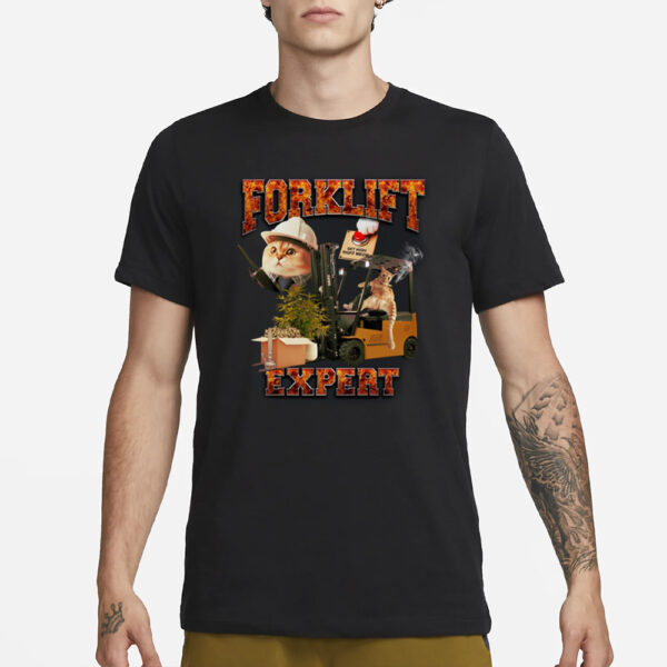 Coffeethefoxxo Furry Forklift Expert T-Shirt1