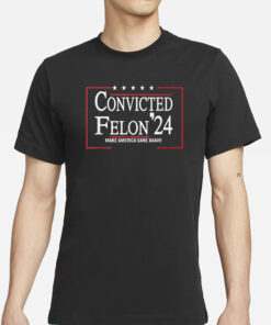 Convicted Felon 24 Make America Sane Again T-Shirt