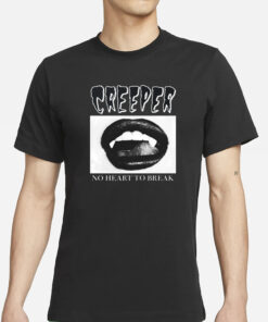 Creepercult Creeper Fangs No Heart To Break T-Shirt