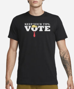 David J Harris Jr Keep Your Tips Vote T-Shirt3