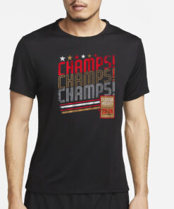 FLORIDA HOCKEY CHAMPS CHAMPS CHAMPS T-SHIRT5