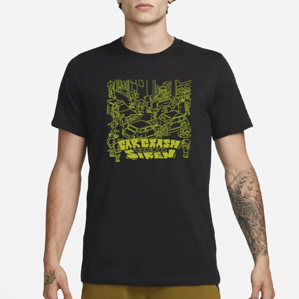 Jazzputin Car Crash And Siren T-Shirt3